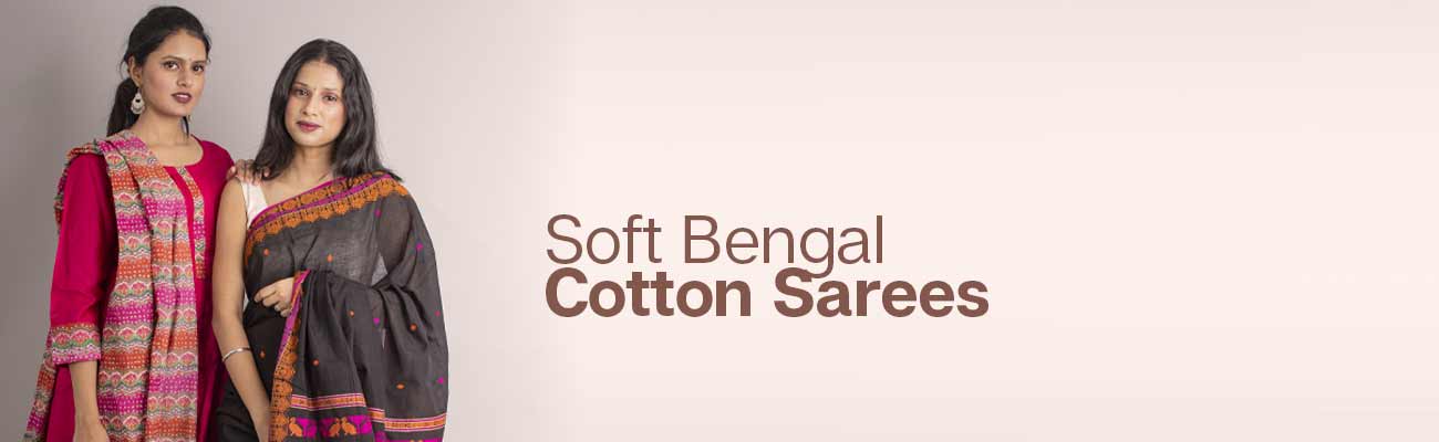 Soft Bengal Cotton Sarees