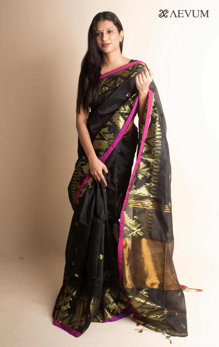 Tant Silk Bengal Handloom Saree - 0030 Saree Ashoke Pal   
