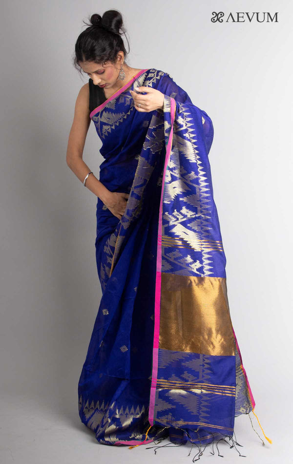 Tant Silk Bengal Handloom Saree - 0297 - AEVUM