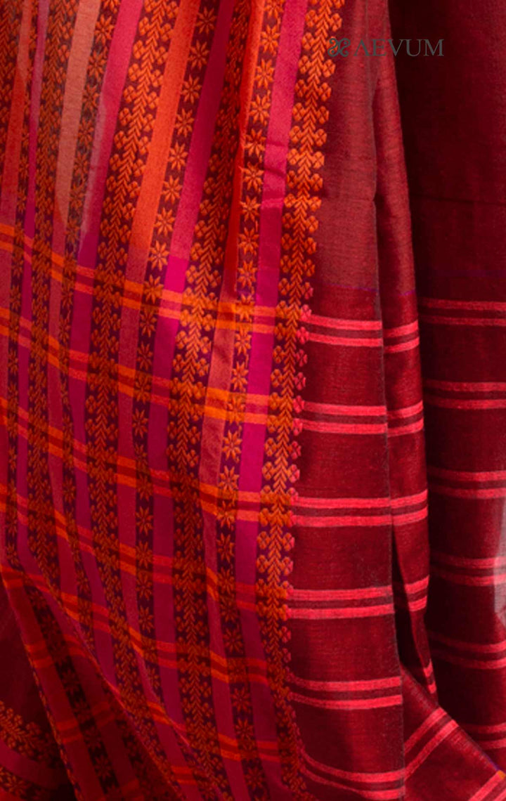Begampuri Bengal Cotton Handloom Saree-0339 - AEVUM
