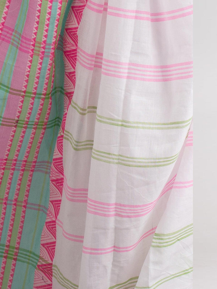 Begampuri Bengal Cotton Handloom Saree - 0495 Saree AEVUM 2   