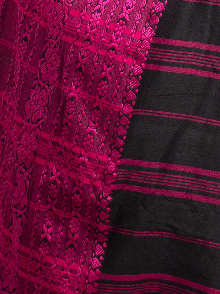 Begampuri Handwoven Premium Quality Bengal Cotton Saree - 19230 Saree AEVUM   