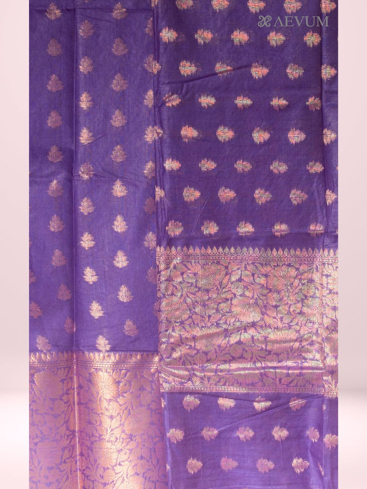 Silk Linen Banarasi Handloom Saree - 0475 Saree Raj Dev Kumar   