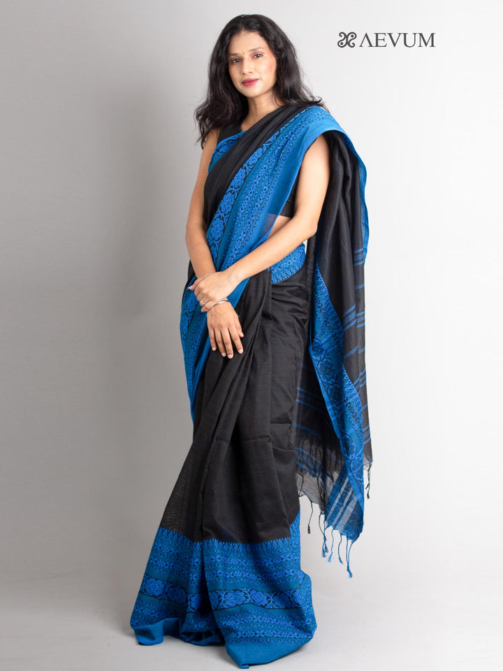 Begampuri Bengal Cotton Handloom Saree - 0493 Saree AEVUM