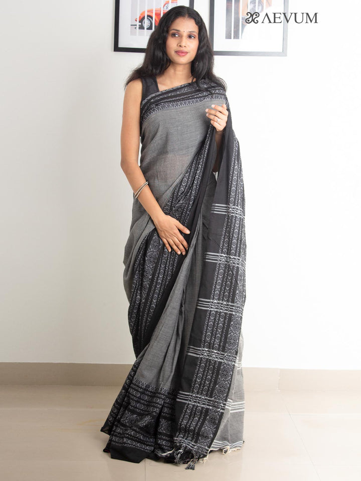 Begampuri Bengal Cotton Handloom Saree - 0500 Saree AEVUM 2