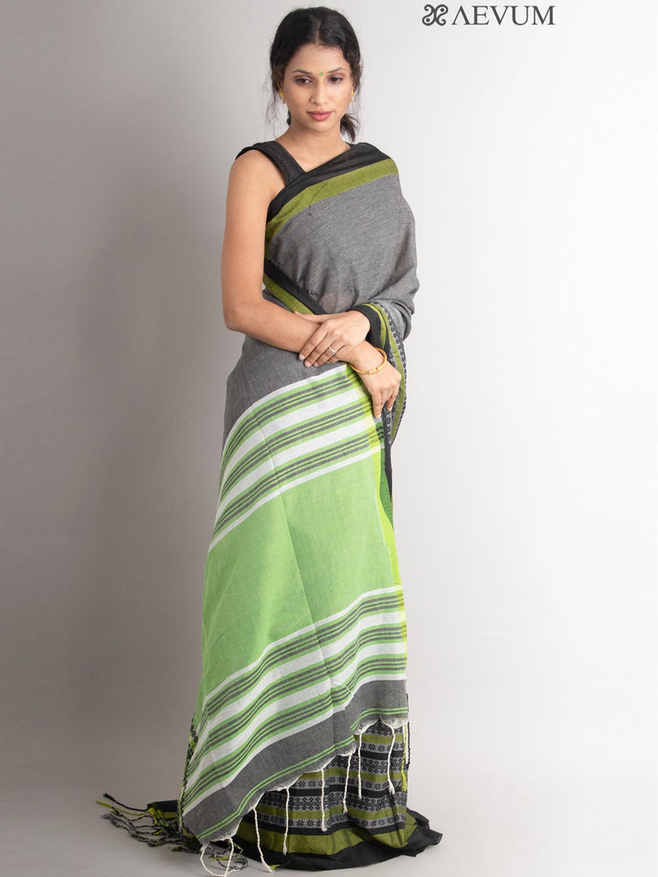 Begampuri Bengal Cotton Handloom Saree - 0762 Saree AEVUM