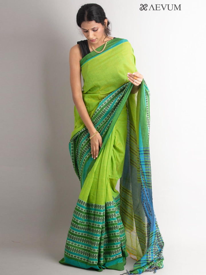 Begampuri Bengal Cotton Handloom Saree - 0766 Saree AEVUM 2