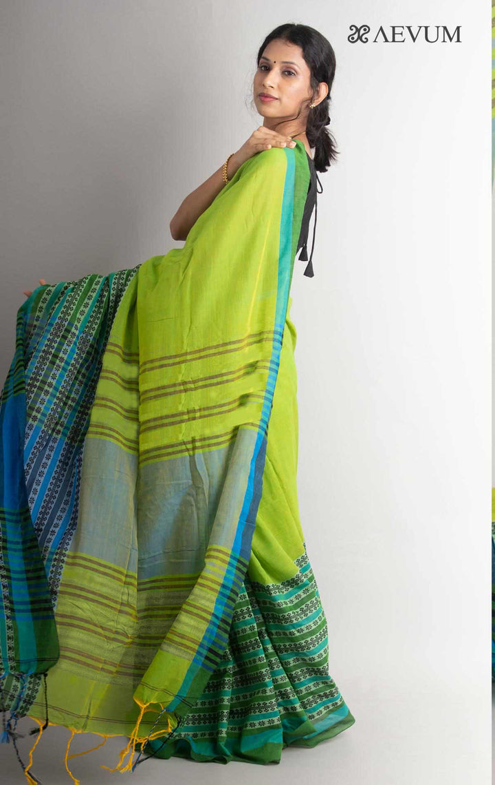 Begampuri Bengal Cotton Handloom Saree - 0766 Saree AEVUM 2   