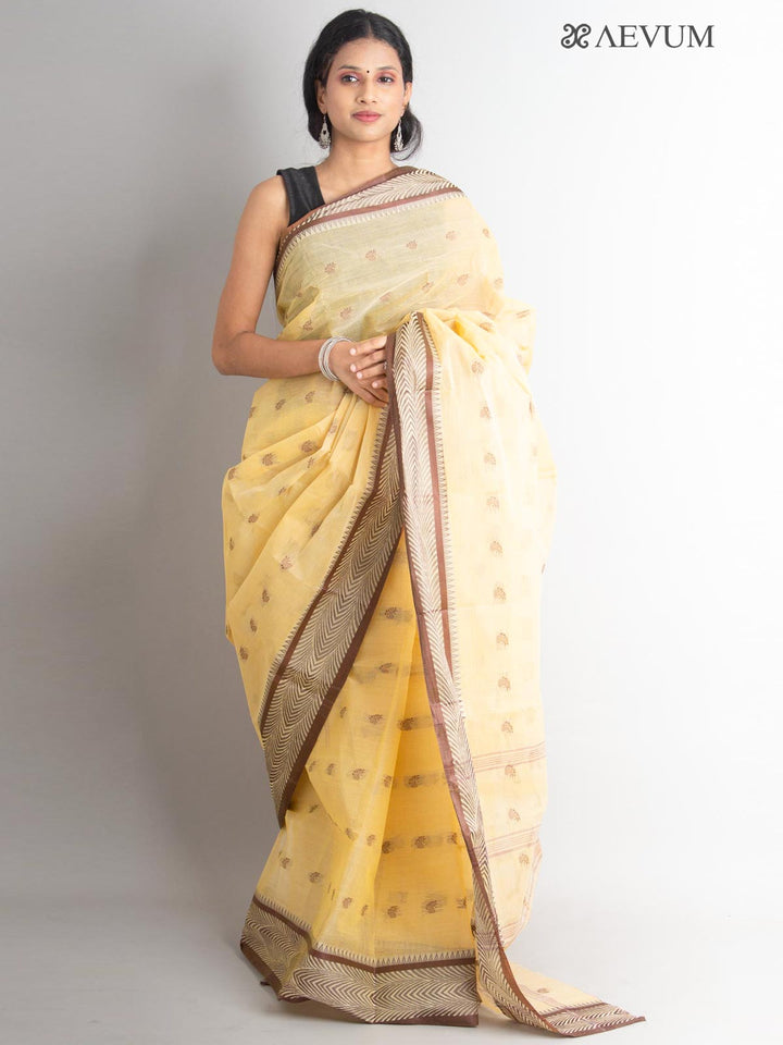 Bengal Cotton Tangail Tant Saree - 0826 Saree AEVUM