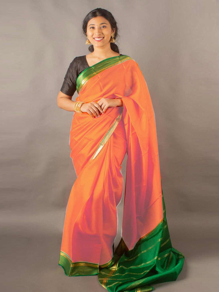 Mysore Silk Saree with Silk Mark-11110 Saree Ananya   