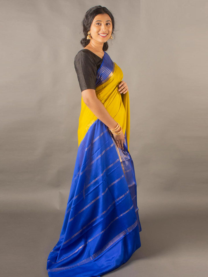 Mysore Silk Saree with Silk Mark - 11112 Saree Ananya   