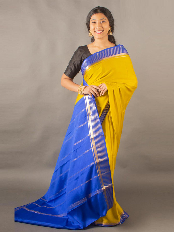 Mysore Silk Saree with Silk Mark - 11112 Saree Ananya   