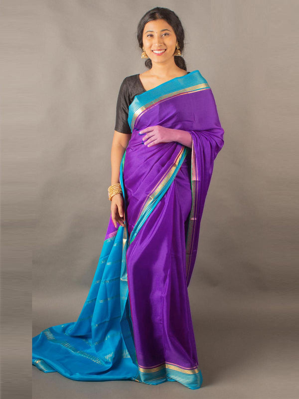 Mysore Silk Saree with Silk Mark-11109
