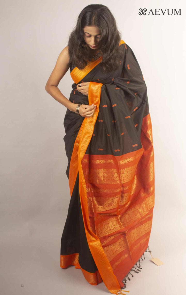 Kalyani South Cotton Silk Handloom Saree By Aevum - 11770 Saree SSH   