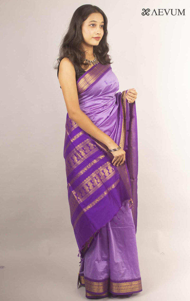 Kalyani South Cotton Silk Handloom Saree By Aevum - 11773 Saree SSH   