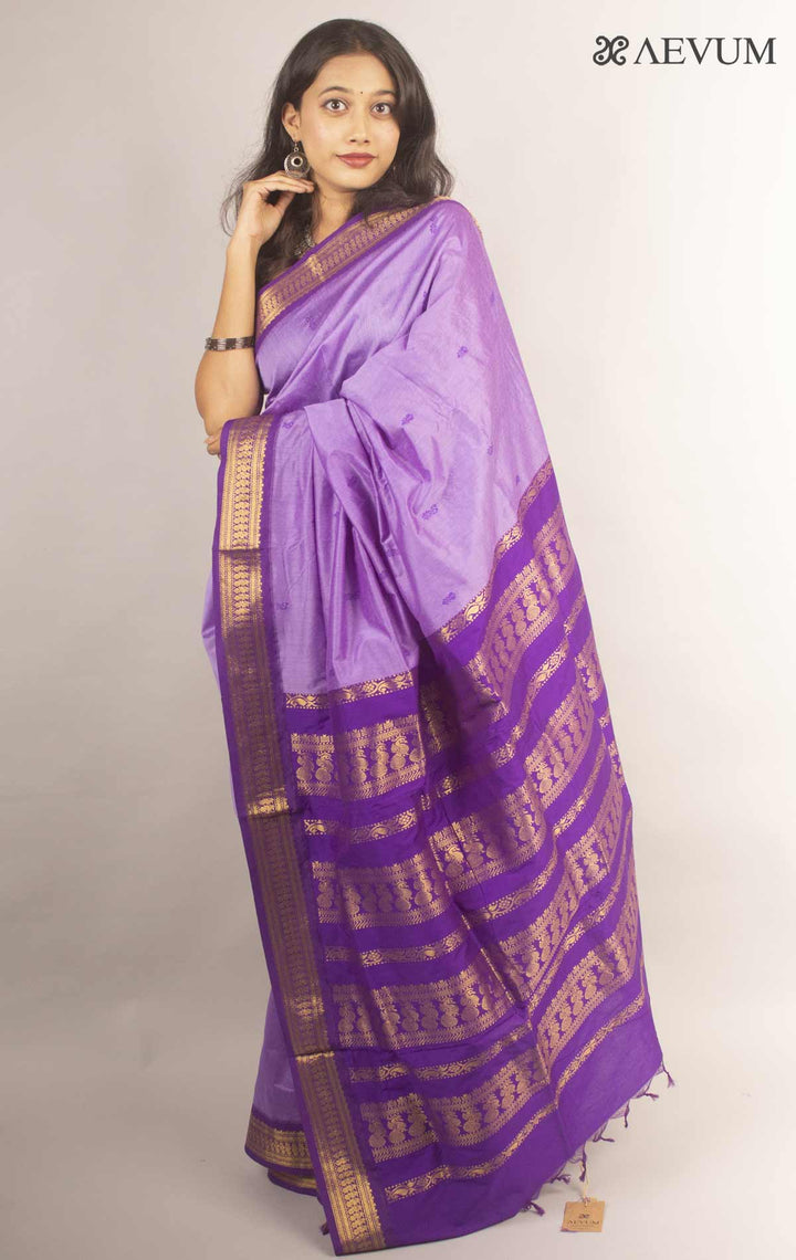 Kalyani South Cotton Silk Handloom Saree By Aevum - 11773 Saree SSH   