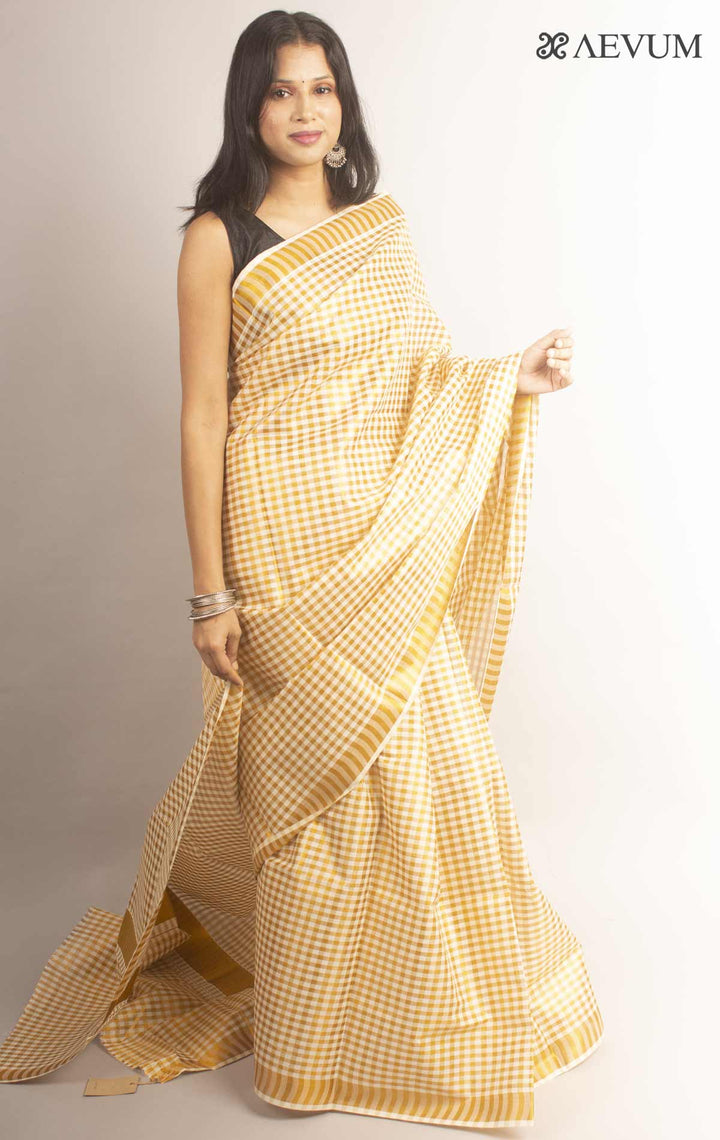 Kerala Cotton Silk Handloom Saree By Aevum - 11780 Saree SSH   