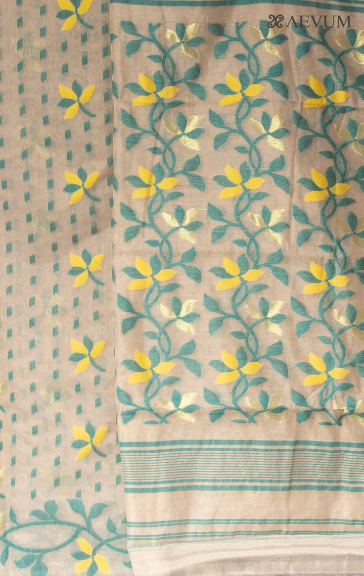 Soft Dhakai Jamdani - 11847 Saree AEVUM
