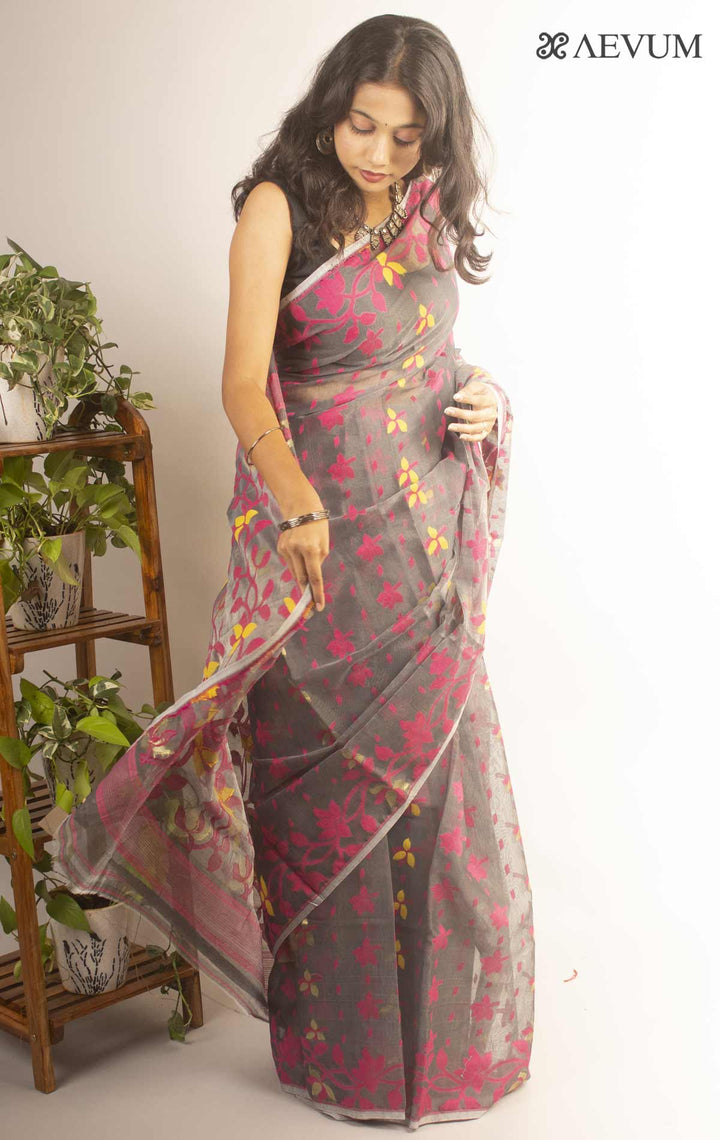Soft Dhakai Jamdani - 11855 Saree AEVUM