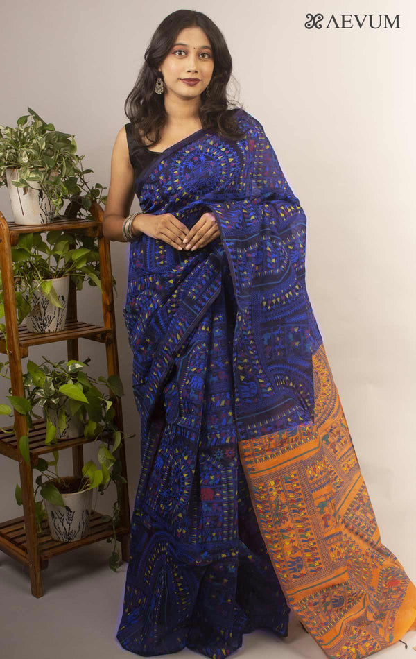 Bengal Cotton Silk Handloom Saree By Aevum - 11872 Saree SSH   