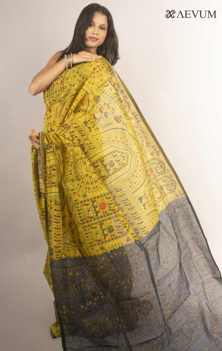 Bengal Cotton Silk Handloom Saree By Aevum - 11880 Saree SSH   