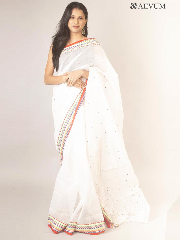 Bangladeshi Cotton Silk Handloom Saree - 11886 Saree AEVUM 2