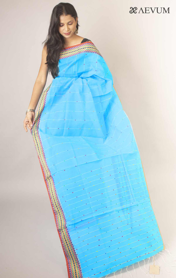 Bangladeshi Cotton Silk Handloom Saree By Aevum - 11888 - AEVUM