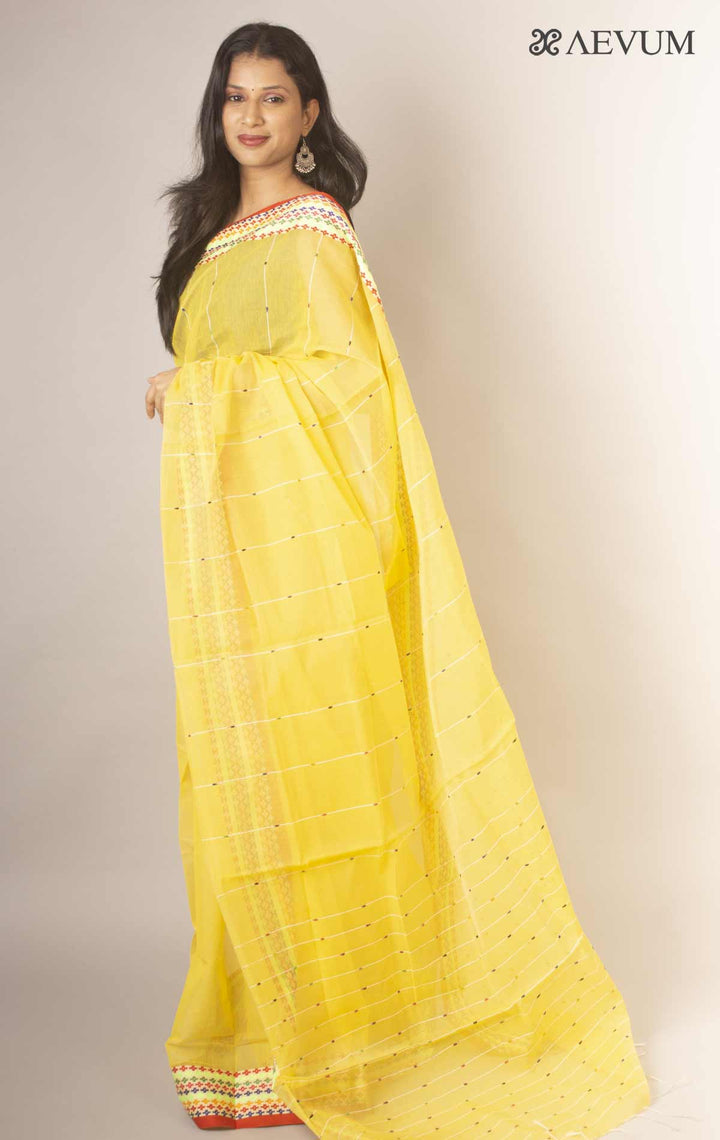 Bangladeshi Cotton Silk Handloom Saree By Aevum - 11896 - AEVUM