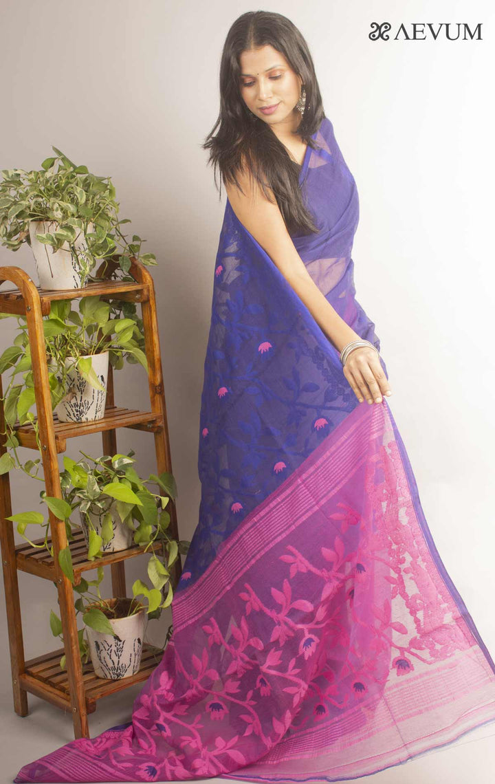 Dhakai Jamdani with Gap Work - 12023 - AEVUM