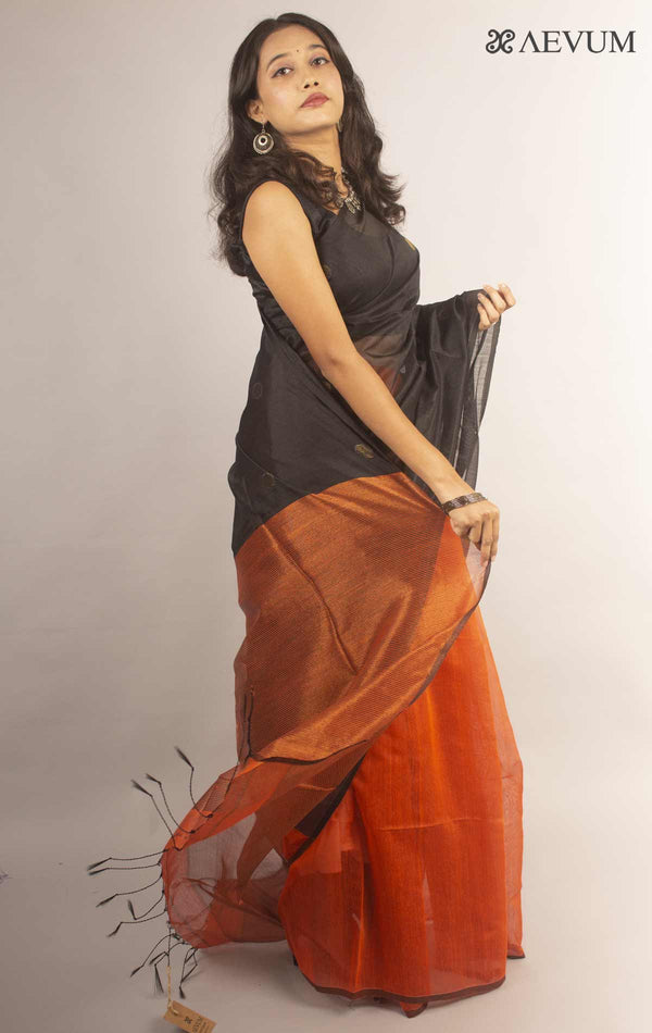 Ball Buti Matka Muslin Silk Saree - 12147 - AEVUM