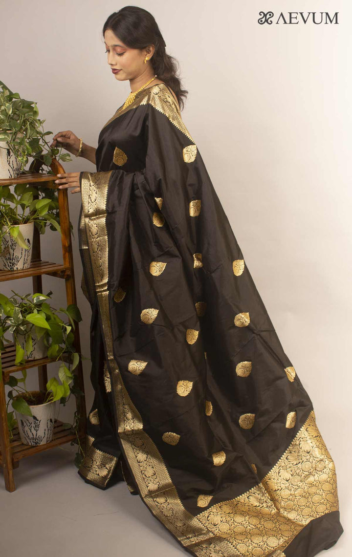 Banarasi Silk Saree with Silk Mark - 12922 Saree AEVUM   