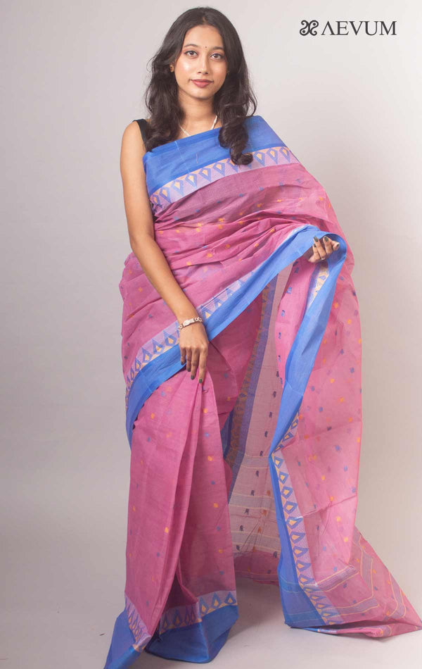 Bengal Cotton Handloom Saree Without Blouse Piece - 14525 - AEVUM