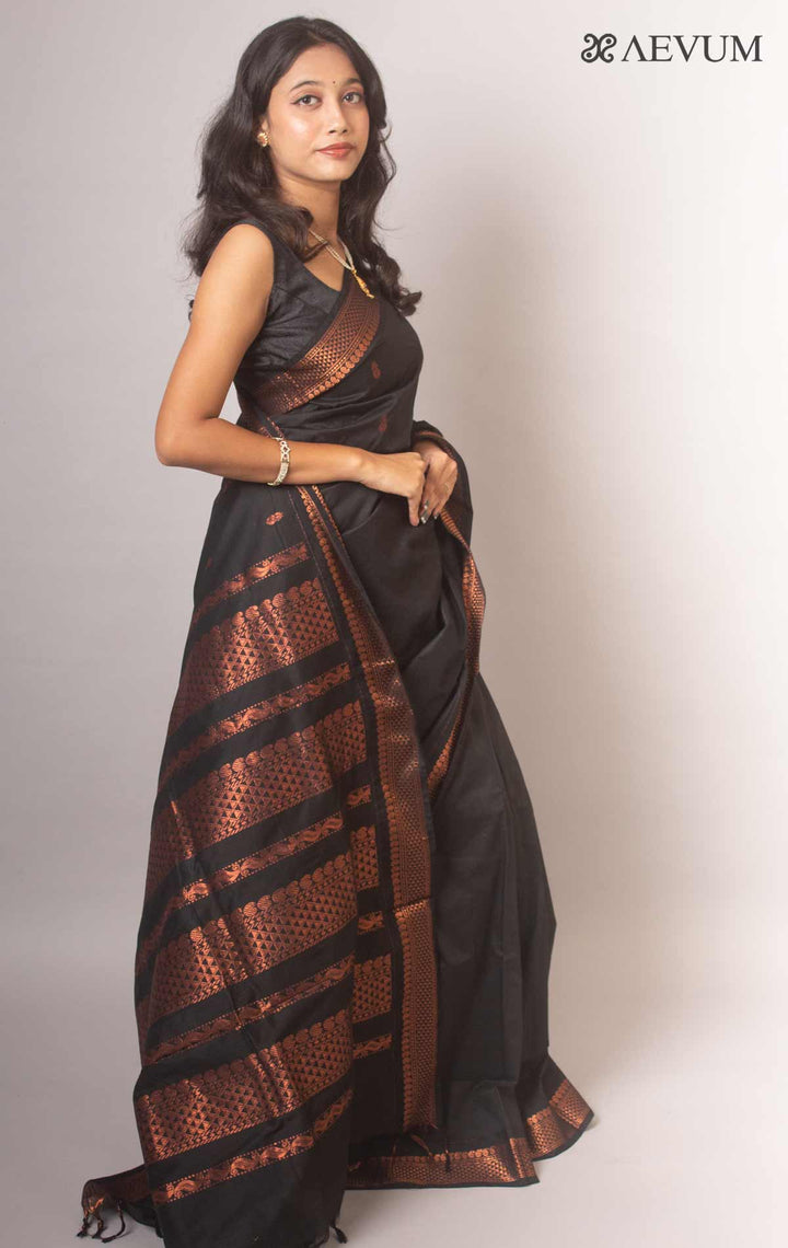 Kalyani South Cotton Silk Handloom Saree By Aevum - 14763 Saree SSH   