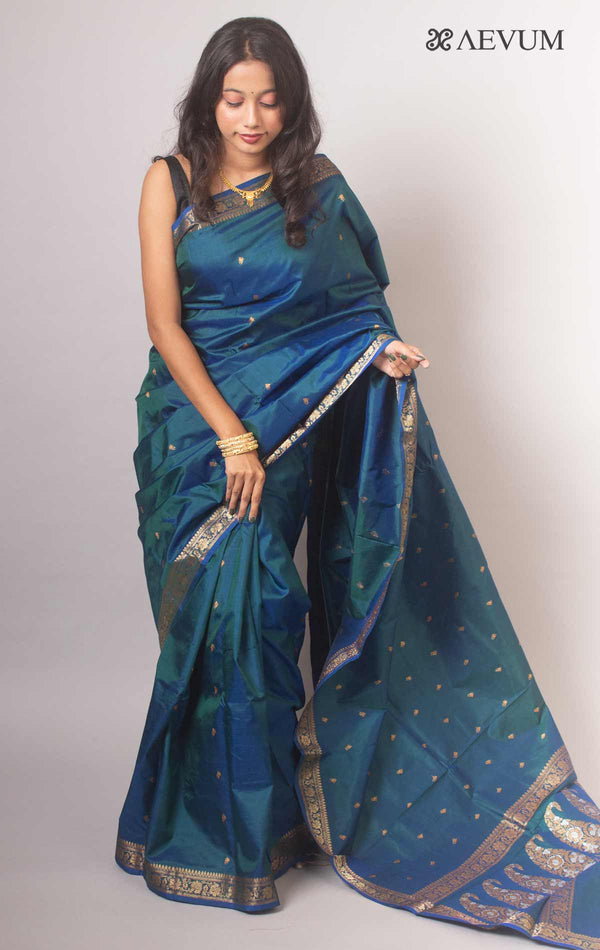 Banarasi Silk Saree with Silk Mark By Aevum - 14775 - AEVUM