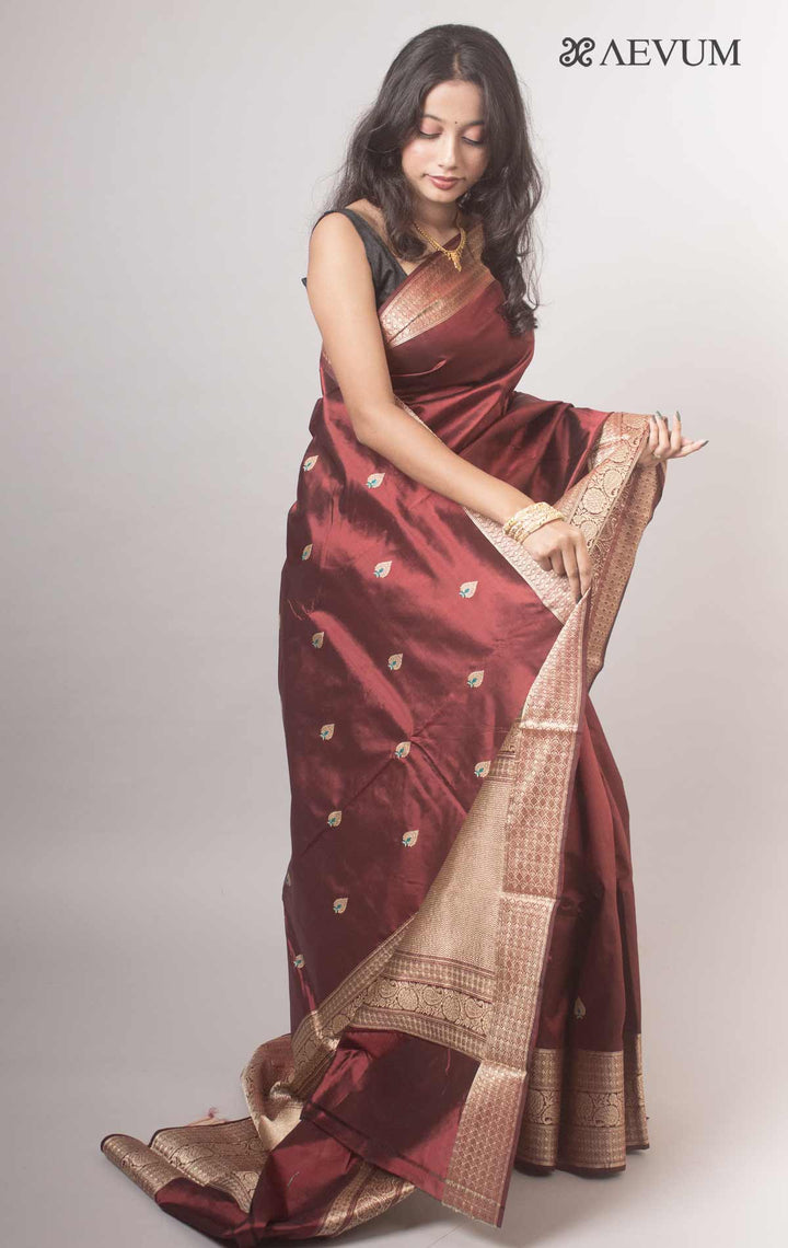 Banarasi Silk Saree with Silk Mark By Aevum - 14777 Saree AEVUM 2   