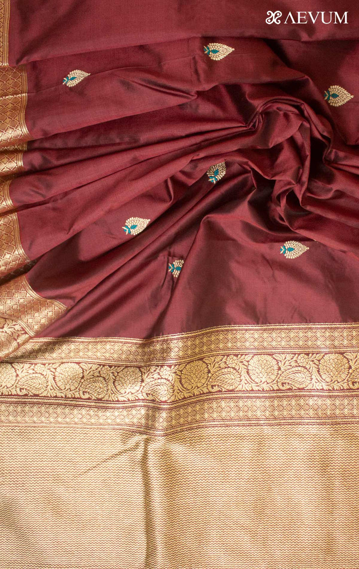 Banarasi Silk Saree with Silk Mark By Aevum - 14777 Saree AEVUM   