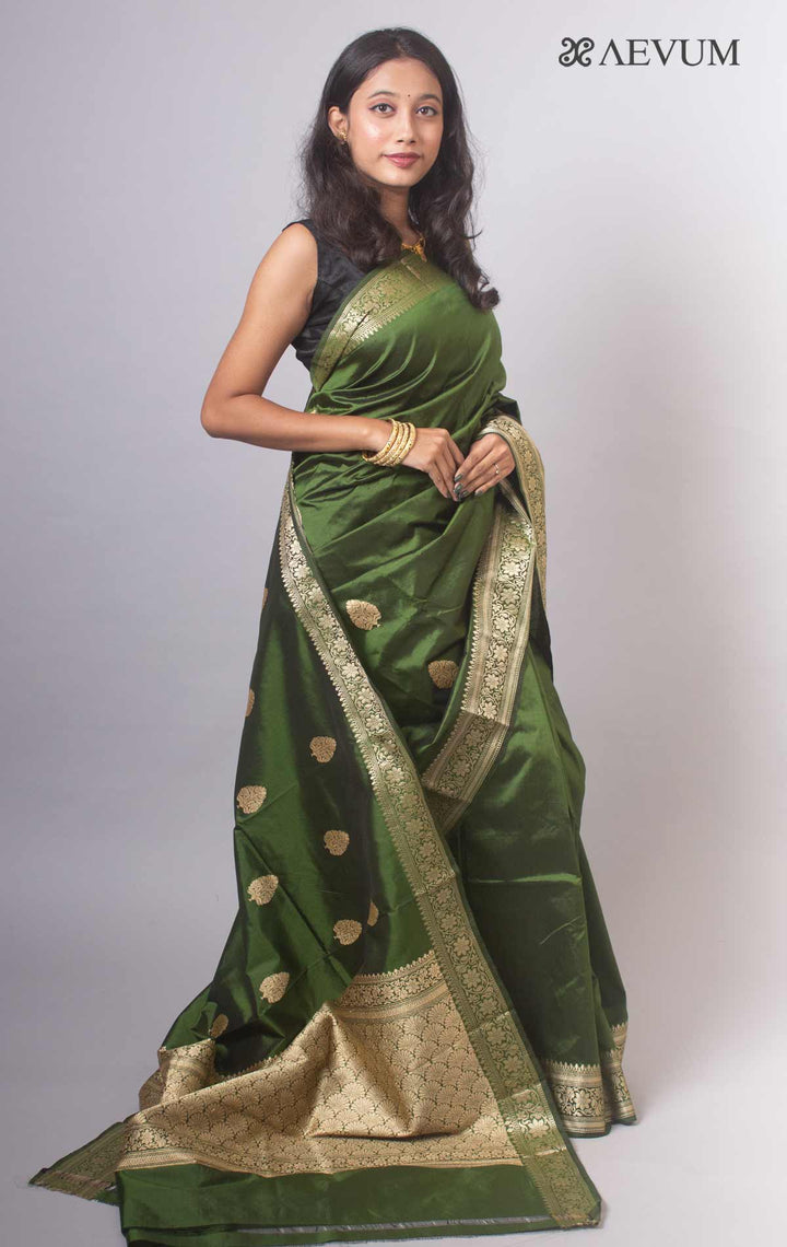 Banarasi Silk Saree with Silk Mark By Aevum - 14781 - AEVUM
