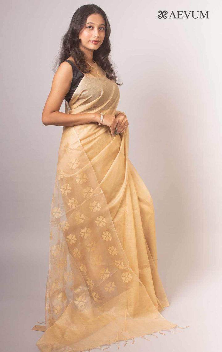 Katan Silk Saree with Blouse Piece - 14864 Saree Om Silk   