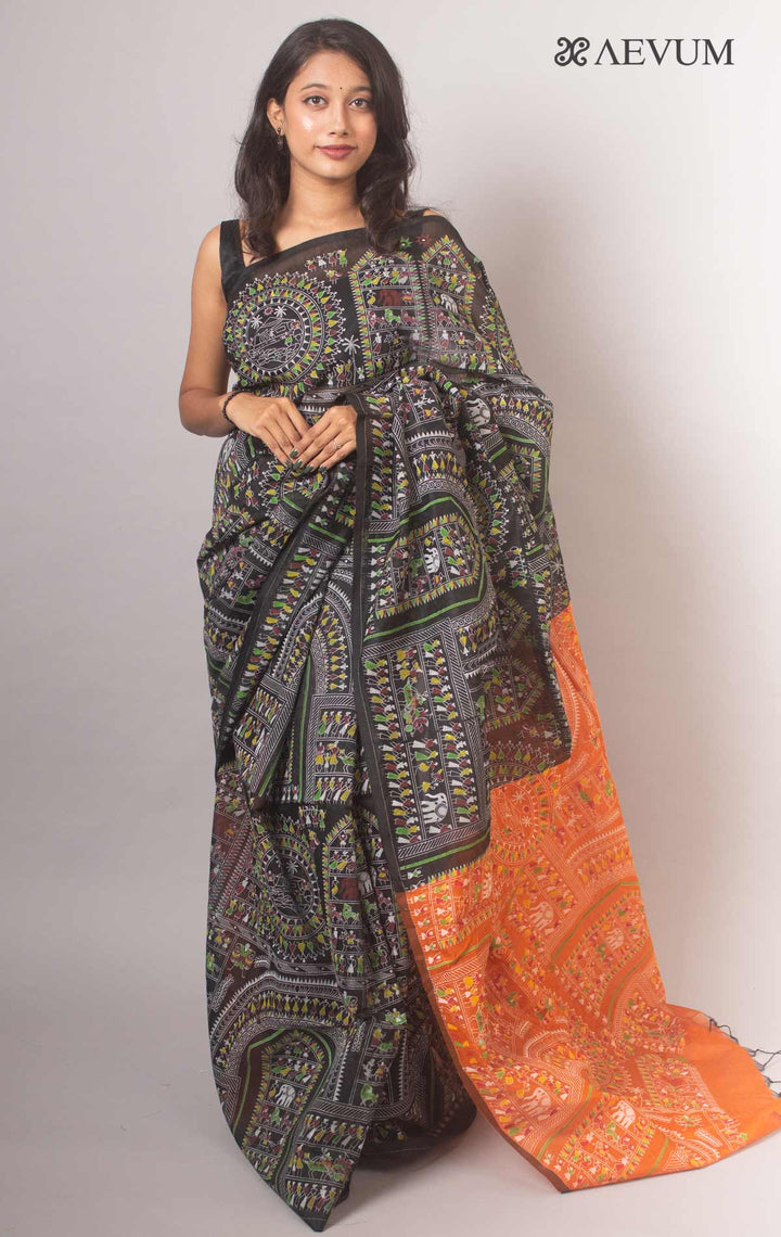 Bengal Cotton Silk Handloom Saree By Aevum - 15008 Saree Anita   