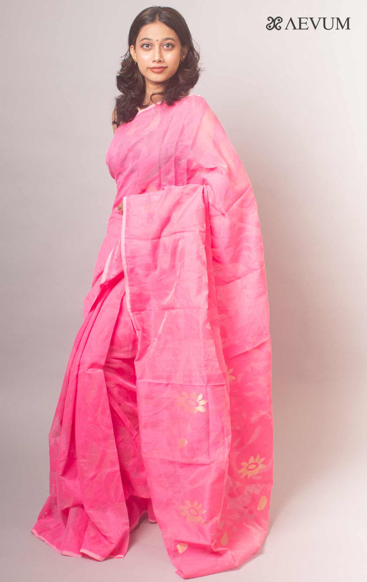 Paddo Dhakai Jamdani Saree without Blouse Piece - 1530 Saree Anita Kuthir   