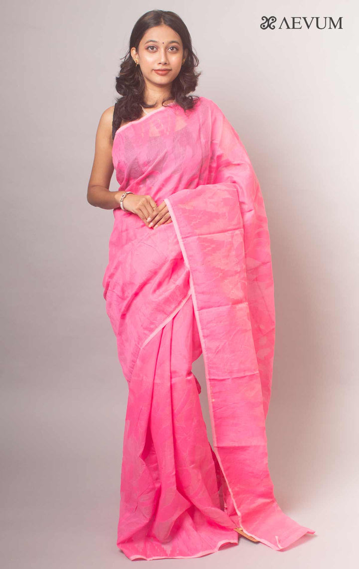 Paddo Dhakai Jamdani Saree without Blouse Piece - 1530 - AEVUM