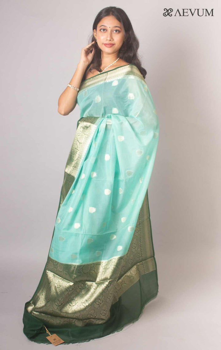 Semi Georgette Soft Banarasi Silk Saree - 16342 Saree Seratuzzama   