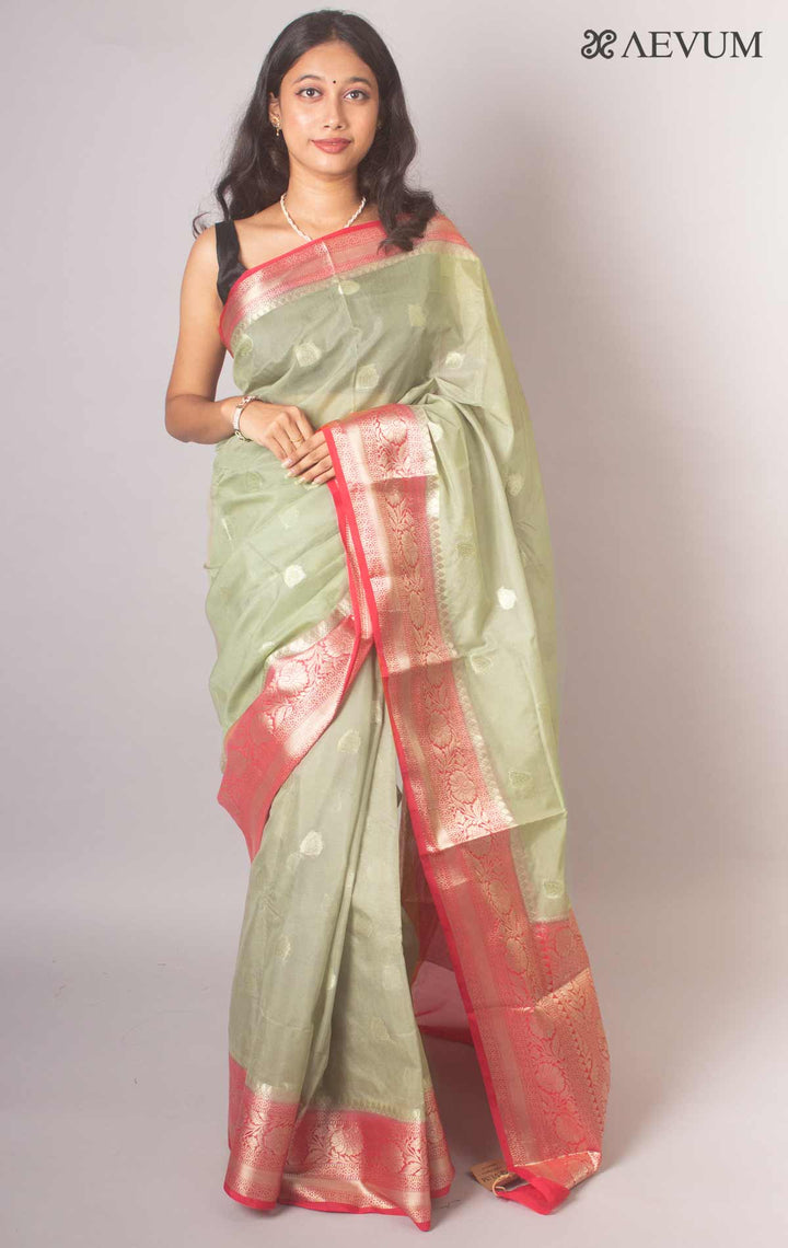 Semi Georgette Soft Banarasi Silk Saree - 16346 Saree Seratuzzama   