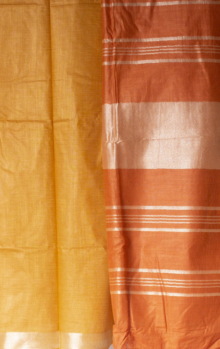 Semi Linen Saree with Blouse Piece - 16926 Saree Adworthy   