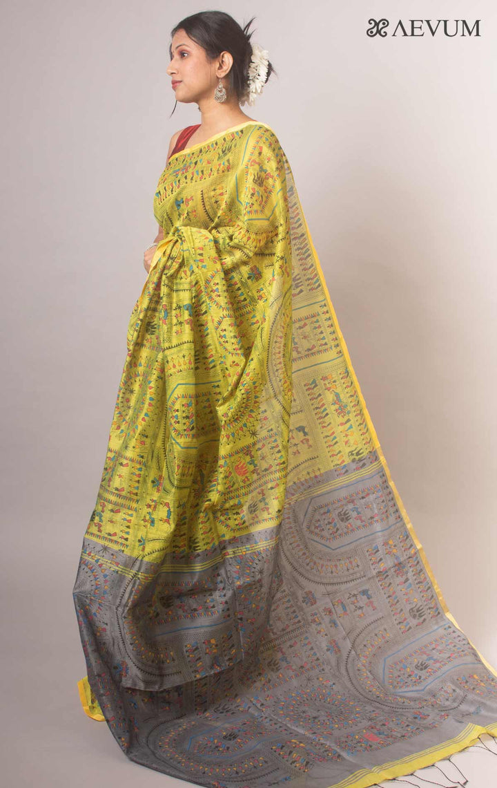 Bengal Cotton Silk Handloom Saree By Aevum - 17081 Saree Anita   