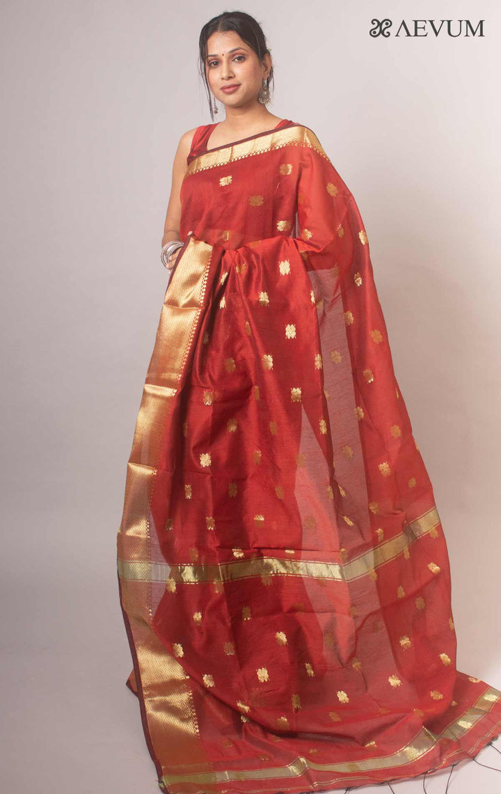 Tant Cotton Silk Bengal Handloom Saree - 17093 Saree Ashoke Pal   