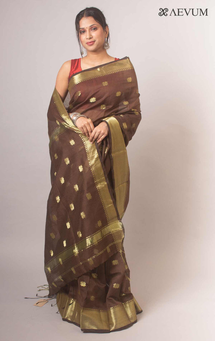 Tant Cotton Silk Bengal Handloom Saree - 17099 Saree Ashoke Pal   