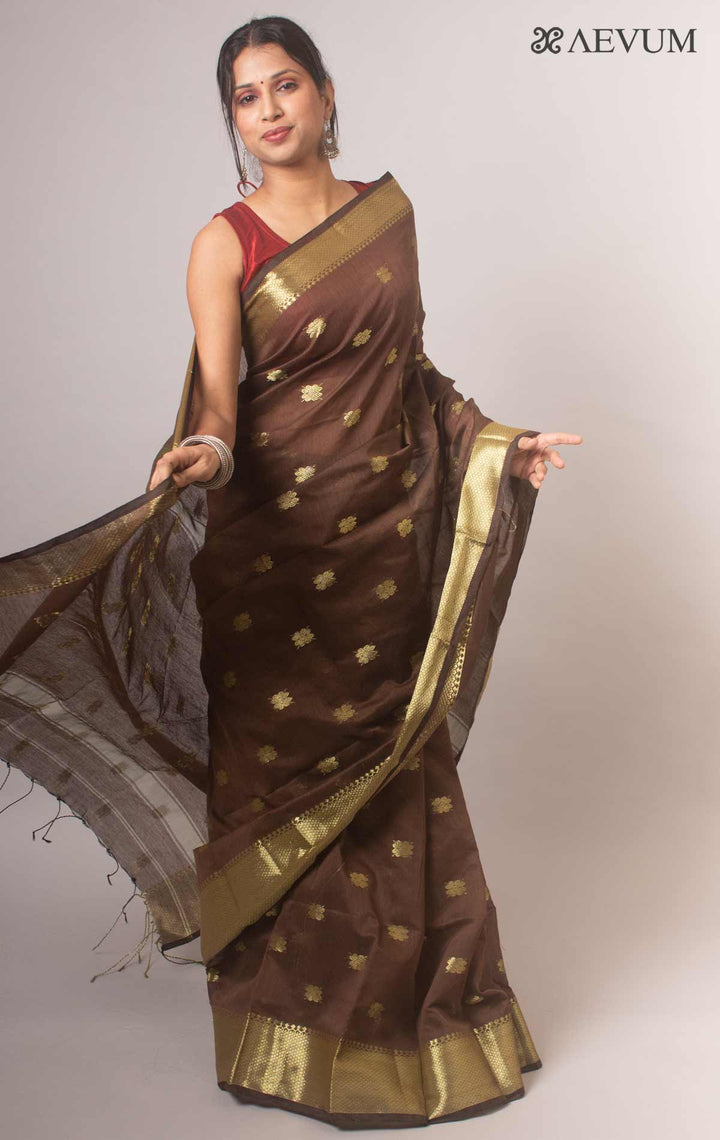 Tant Cotton Silk Bengal Handloom Saree - 17099 Saree Ashoke Pal   