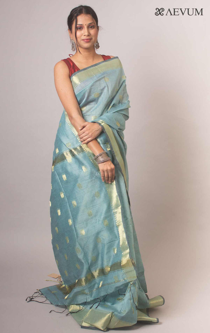 Tant Cotton Silk Bengal Handloom Saree - 17101 Saree Ashoke Pal   