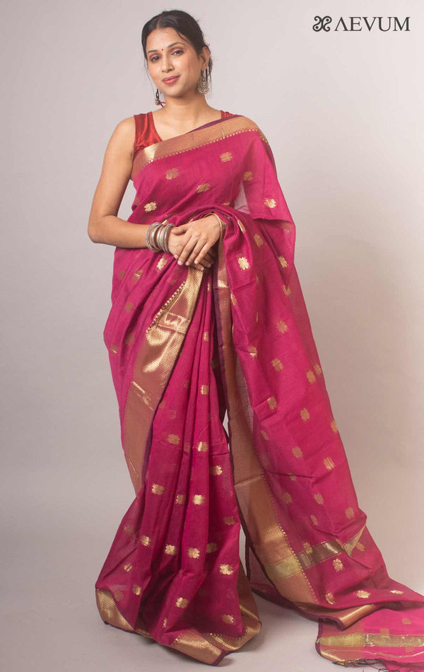 Tant Cotton Silk Bengal Handloom Saree - 17102 Saree AEVUM   
